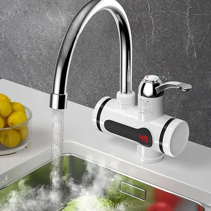 Instant Electric Water Heater Tap with Digital Temperature Display