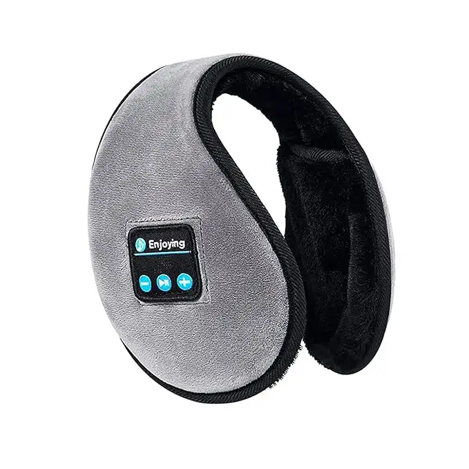 Ultra-Soft Wireless Bluetooth Earmuffs with Built-in HD Speakers