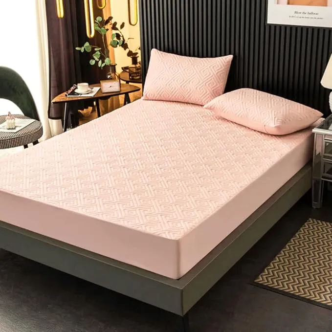 Soft Quilted Fitted Bedsheet Set