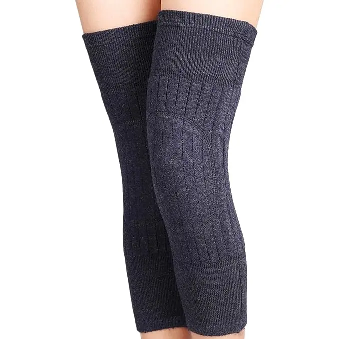 Plush Thermal Knee Warmers with Insulated Comfort Panels