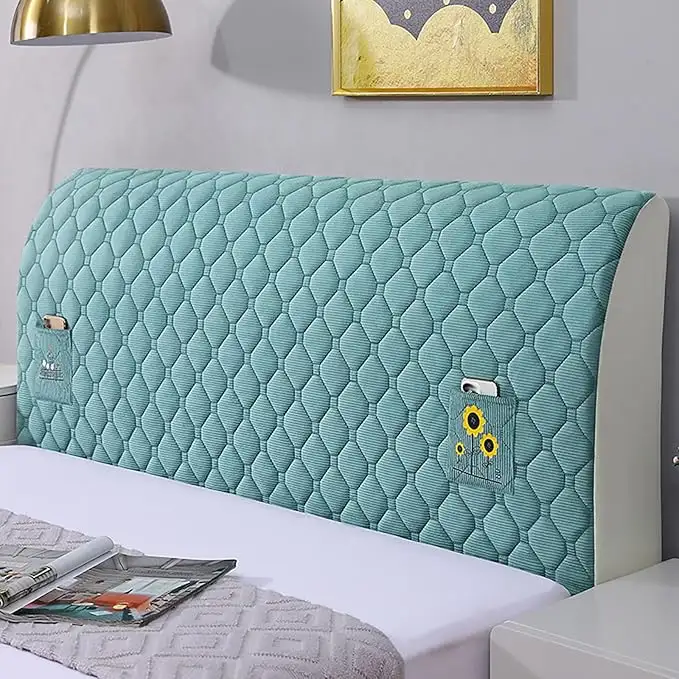 Soft Quilted Headboard Protector Cover