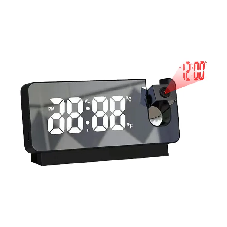 LED Digital Alarm Clock with HD Projection