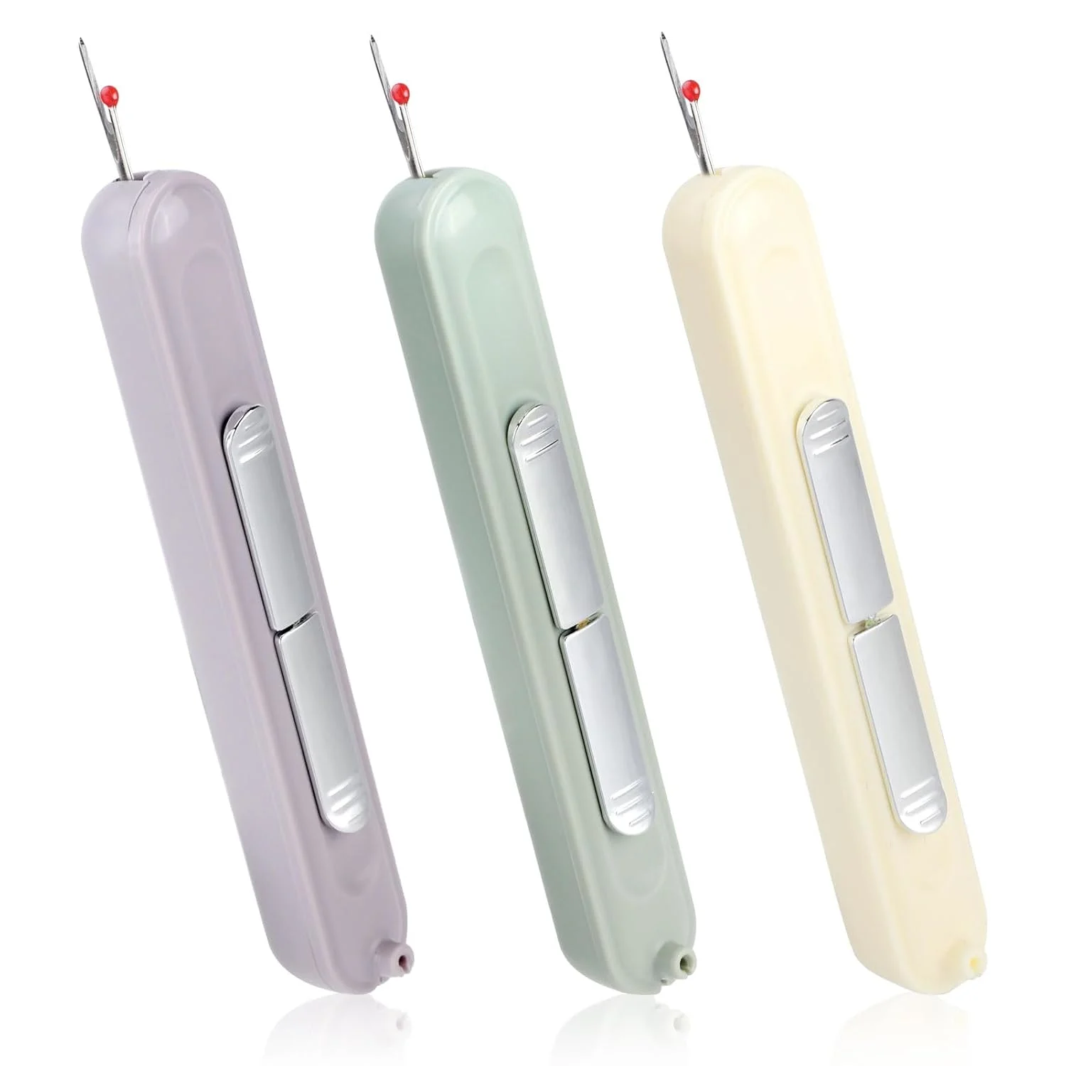 Dual-Head Needle Threader and Seam Ripper