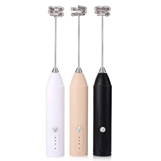 Electric Milk Frother Stainless Steel Handheld
