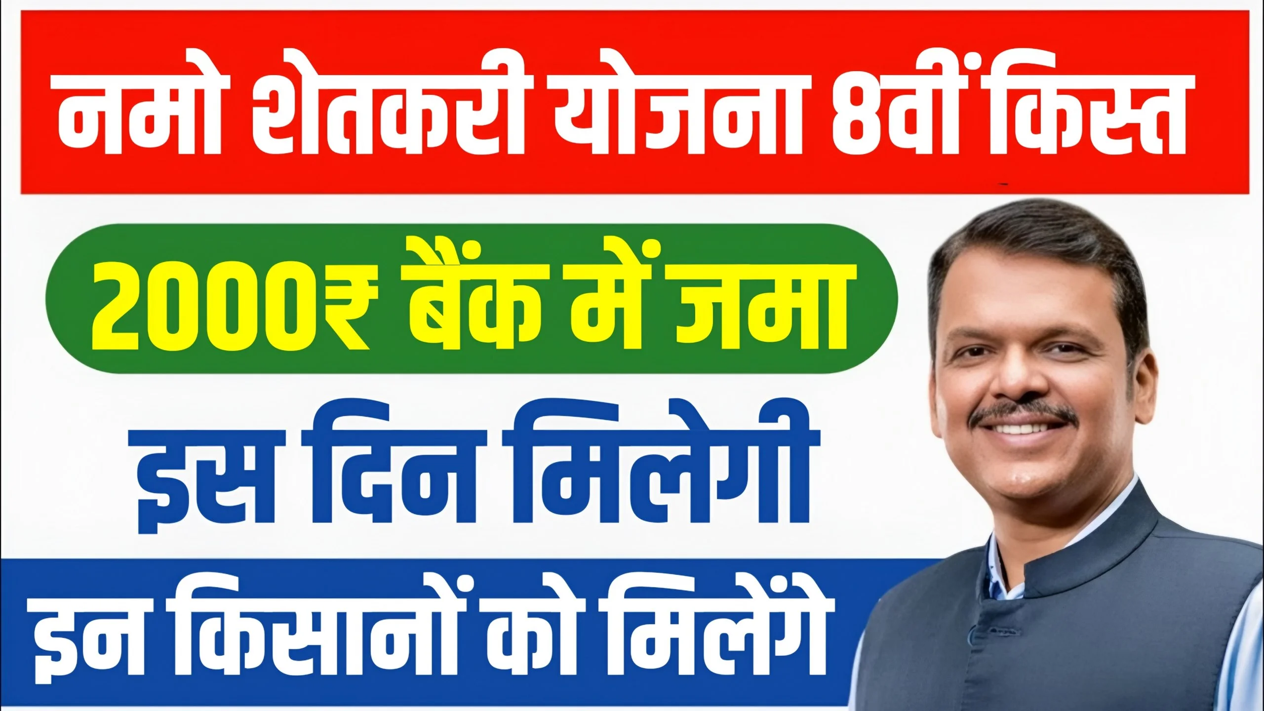 Namo Shetkari Yojana 8th Installment